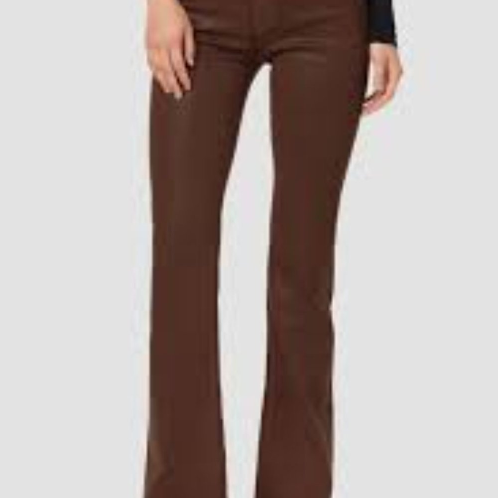 Hudson Barbara High Waisted Coated Jeans TORTOISE SHELL SZ 34 NWOT